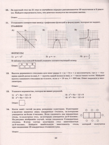 ОГЭ 2023 Математика 14 вариантов. ТВЭЗ
