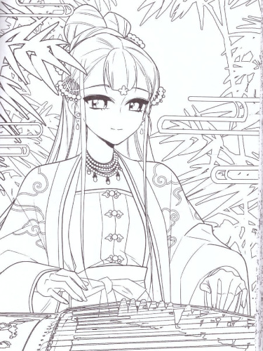 Anime Art. Красавицы Поднебесной. Книга для творчества в стиле аниме и манга
