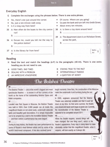 Английский в фокусе 9 класс. Spotlight. Контрольные задания