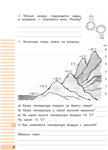 Окружающий мир 4 класс. Рабочая тетрадь. В 2-х частях. Часть 1 к новому учебному пособию