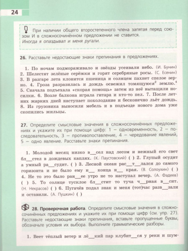 Русский язык 9 класс. Рабочая тетрадь