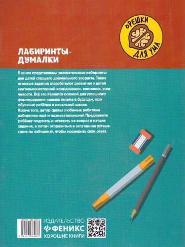 Лабиринты-думалки. Развиваем зрительно-моторную координацию