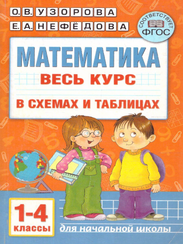 Математика 1-4 класс. В схемах и таблицах