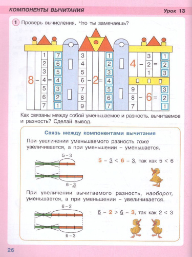 Петерсон Математика 1 кл Ч. 2 Учебник (Обложка интегральная) (Бином)