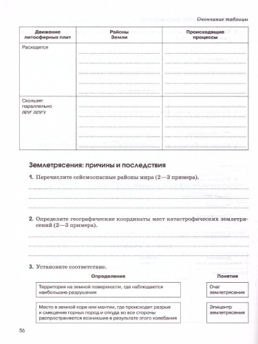 География 5 класс. Землеведение Рабочая тетрадь . К новому учебному пособию
