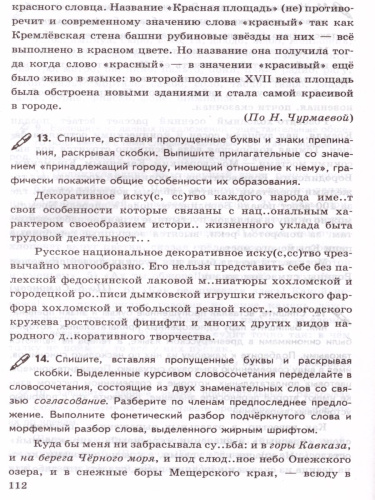Русский язык 6 класс. Дидактические материалы к учебнику М.Т. Баранова, Т.А. Ладыженской и др. ФГОС