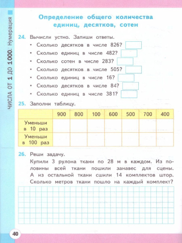 Математика 3 класс. Рабочая тетрадь. Часть 2. ФГОС Новый