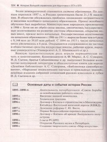 ЕГЭ и ОГЭ-2024. История. Большой справочник для подготовки к ЕГЭ и ОГЭ