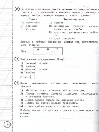 ВПР Литературное чтение 4 класс. 25 вариантов ФИОКО СТАТГРАД ТЗ. ФГОС