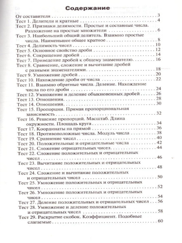 Математика 6 класс. Контрольно-измерительные материалы. ФГОС