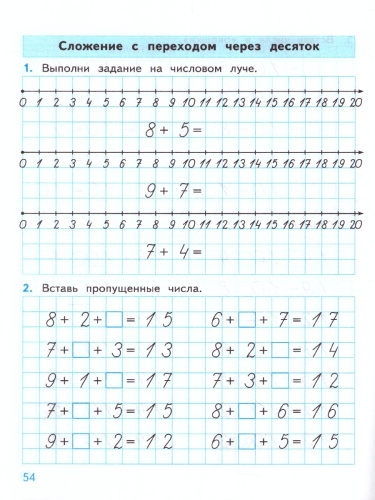 Тренажер по математике 1 класс. К учебнику М.И. Моро. ФГОС