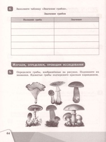 Биология 5 класс. Рабочая тетрадь