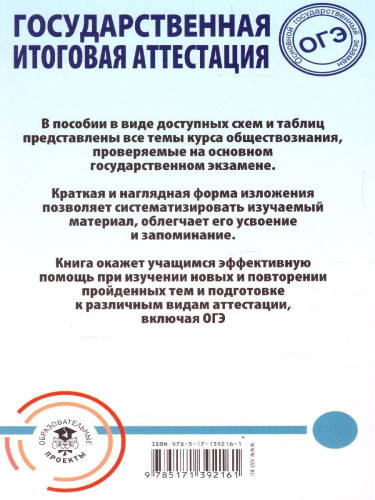 ОГЭ. Обществознание. Весь школьный курс в таблицах и схемах