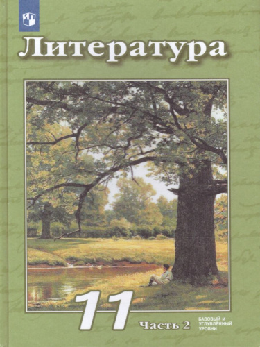 Литература 11 класс. Базовый и углублённый уровни. Учебник в 2-х частях. Часть 2