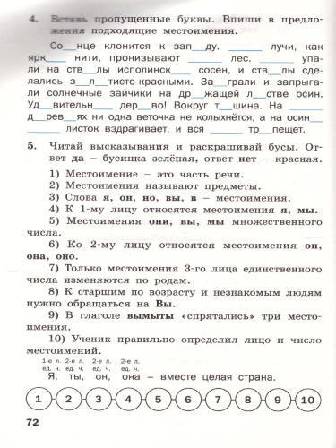 Тренажёр по Русскому языку 3 класс