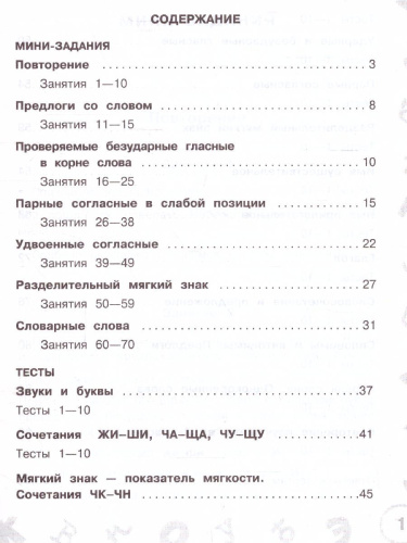 Русский язык 2 класс. Мини-задания и тесты на все темы и орфограммы школьного курса