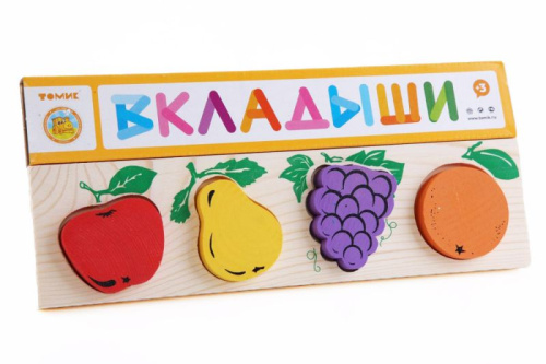 Доска-Вкладыш "Фрукты-ягоды"