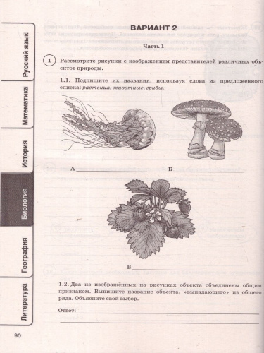 ВПР Математика, Русский язык, История, Биология 5 класс. 30 вариантов. ФИОКО СТАТГРАД. ФГОС НОВЫЙ