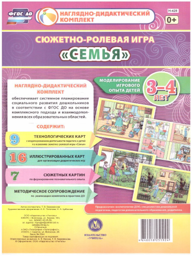 Сюжетно-ролевая игра "Семья": моделирование игрового опыта детей 3-4 лет