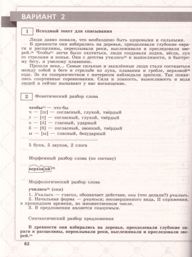 ВПР Русский язык 5 класс. 15 вариантов