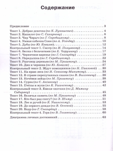 Тренажёр по чтению 2 класс