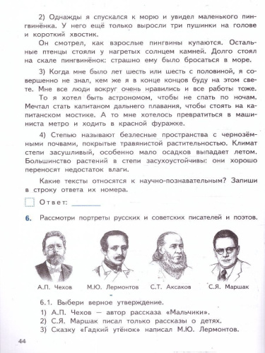 ВПР Литературное чтение 4 класс