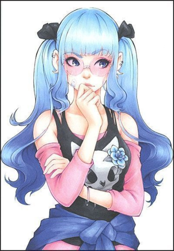 Рисуем в стиле аниме и манга. Sketch with Asia