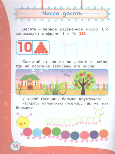 Цифры и счет: сборник развивающих заданий для детей 4-5 лет