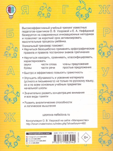 Русский язык 1 класс. Быстро повторим - быстро проверим