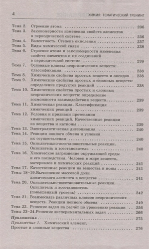 ОГЭ. Химия. Тематический тренинг для подготовки к основному государственному экзамену