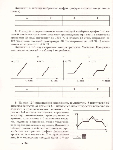 Физика 10 класс. Рабочая тетрадь. В 4-х частях. Часть 4. Углубленный уровень. ФГОС
