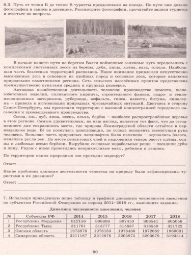 География 8 класс. 10 вариантов итоговых работ для подготовки к ВПР