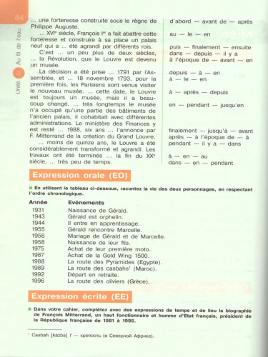 Французский язык 8 класс. Углубленный уровень. Учебник. ФГОС (Французский в перспективе)