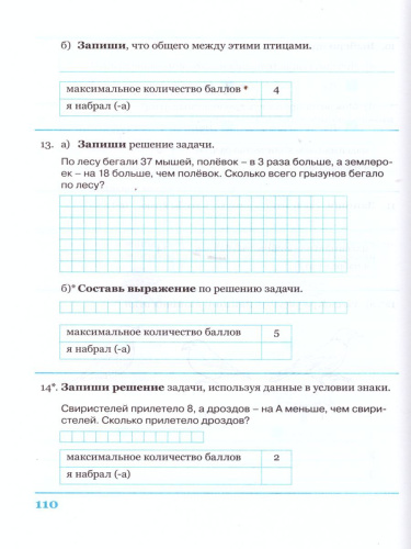 Комплексная итоговая работа 4 класс. Вариант 2. Тетрадь 1. Тетрадь 2. (комплект)