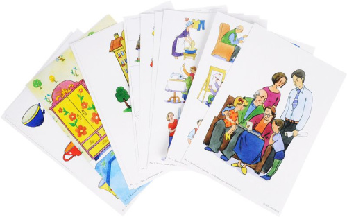 Беседы по картинкам. Развитие речи детей 3-4 лет. Часть 1. 16 рисунков А4