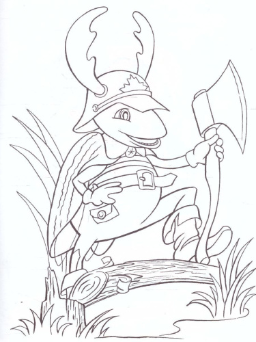 Весёлая раскраска "Профессии-1"