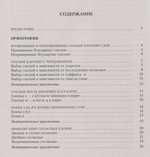 Русский язык на отлично. Упражнения и комментарии