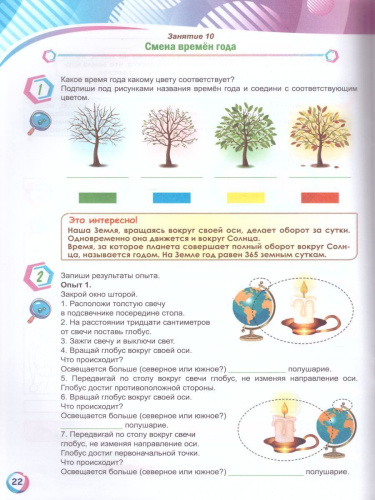 Мир вокруг нас: опыты эксперименты, практические задания 2 класс. Тренажер для школьников