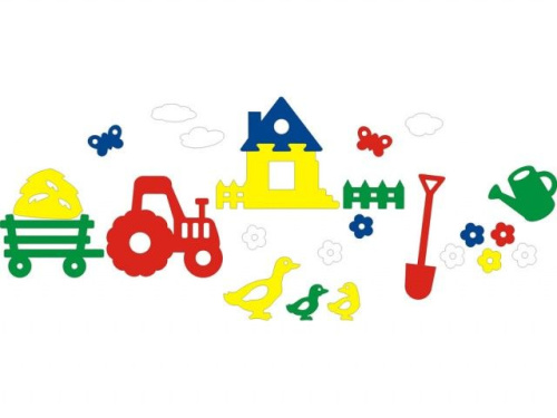 Мозаика набор для ванны Деревня (Тедико)