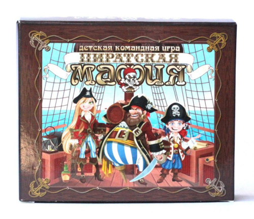 Игра настольная карточная Пиратская мафия (28 карточек)