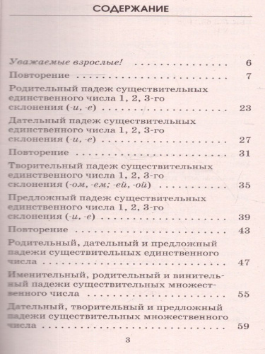Русский язык 4 класс. Подготовка к контрольным диктантам