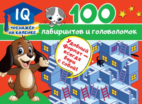 100 лабиринтов и головоломок / IQ-тренажер на коленке