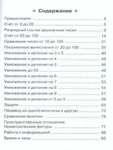 Математика 2 класс. Тренажер. ФГОС
