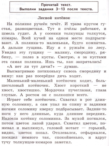 ВСОКО Литературное Чтение 2 класс 10 Вариантов. Типовые задания. ФГОС