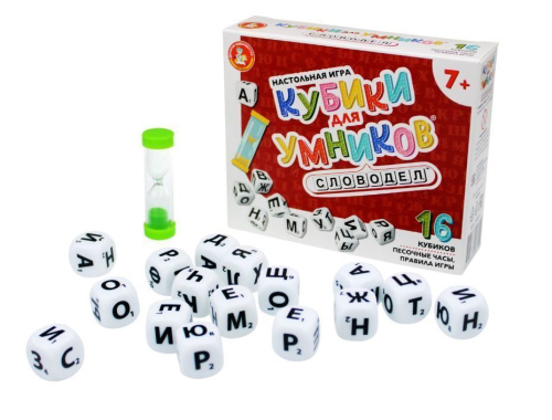 Настольная игра "Кубики для умников" Словодел (Десятое королевство)