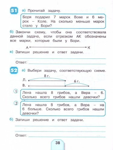 Учимся решать задачи по Математике 2 класс. Рабочая тетрадь. ФГОС
