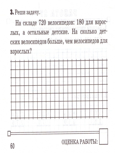 Математика 3 класс. Контроль знаний. Зачетные работы. ФГОС