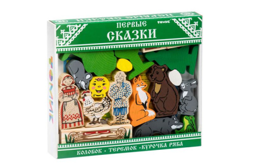 Конструктор "Первые сказки: Колобок, Курочка ряба, Теремок"