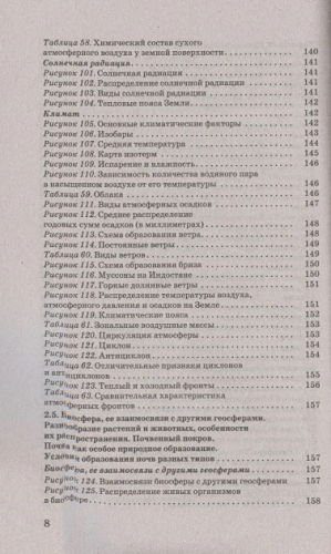 География в таблицах и схемах для подготовки к ОГЭ