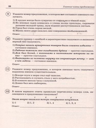 Русский язык 8 класс. Ступени к ВПР. Тематический тренинг